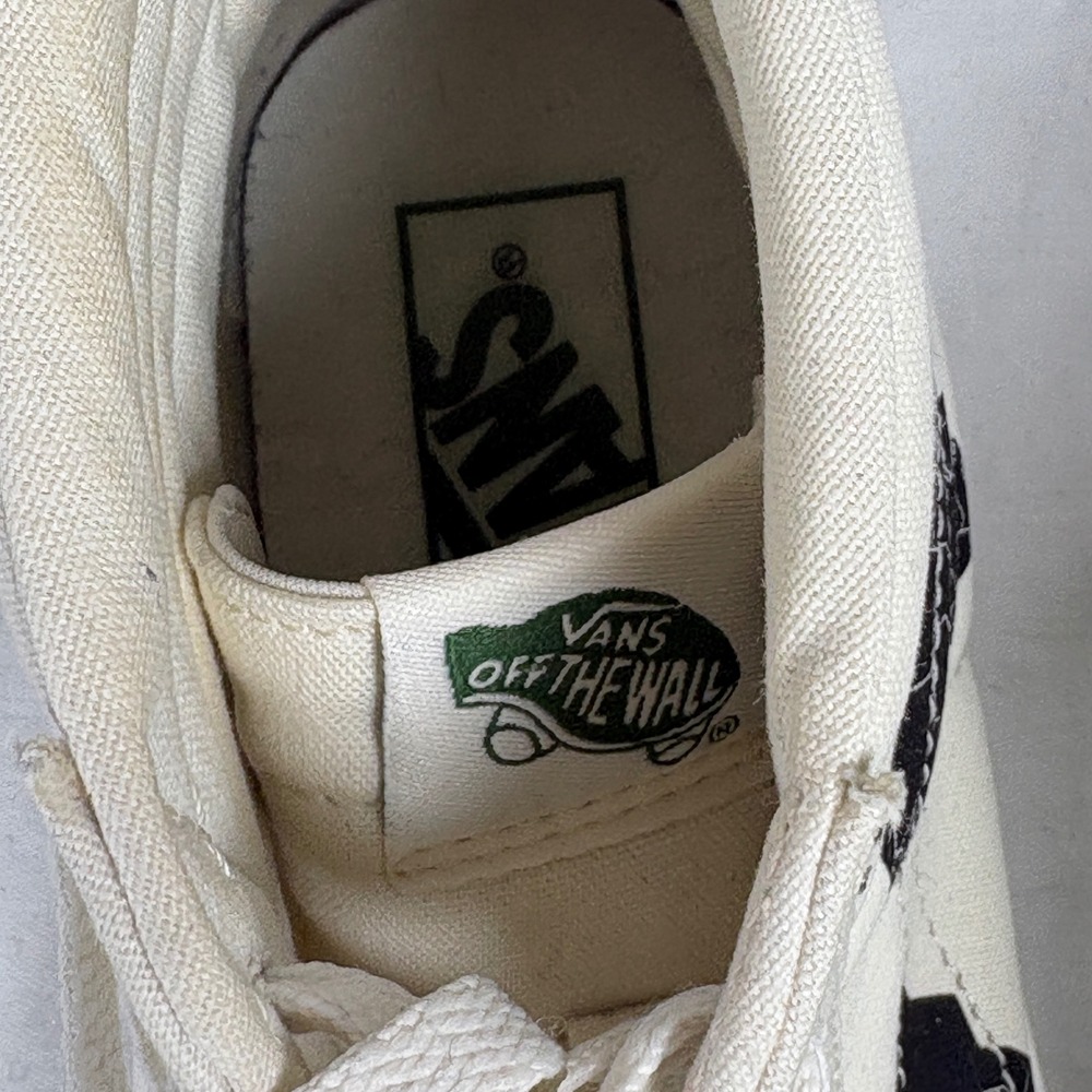 Vans Sk8-Hi Save Our Planet Reissue White World Map Sneakers Mens 7.5 Womens 9 - Picture 10 of 12